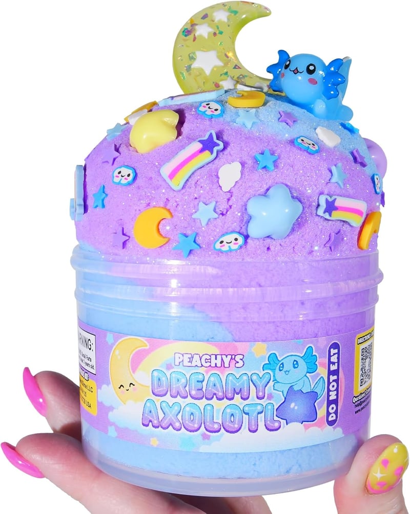Dreamy Axolotl Cloud Slime - Scented, 7 oz. Premium Kids' Toy