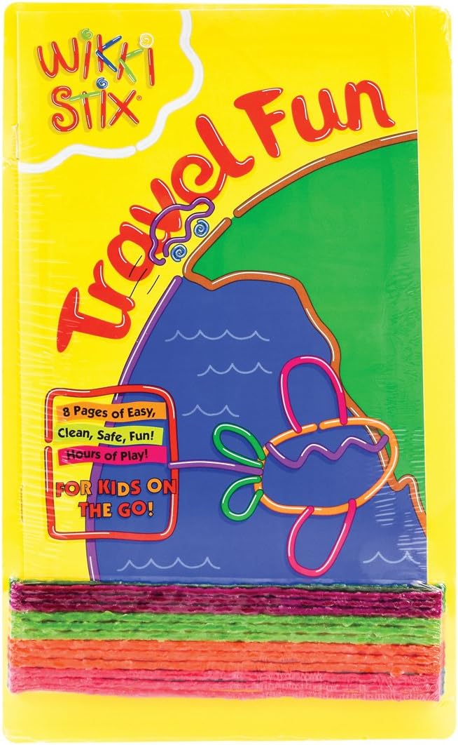 Wikki Stix Travel Fun Pak with Idea Booklet and Playboard