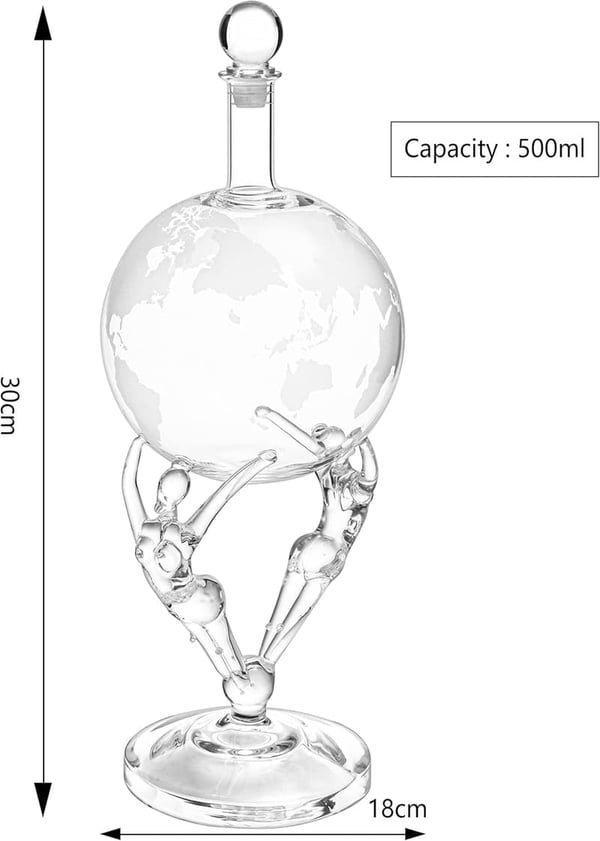 Valentine's Day Romeo & Juliet Crystal Decanter - 500mL