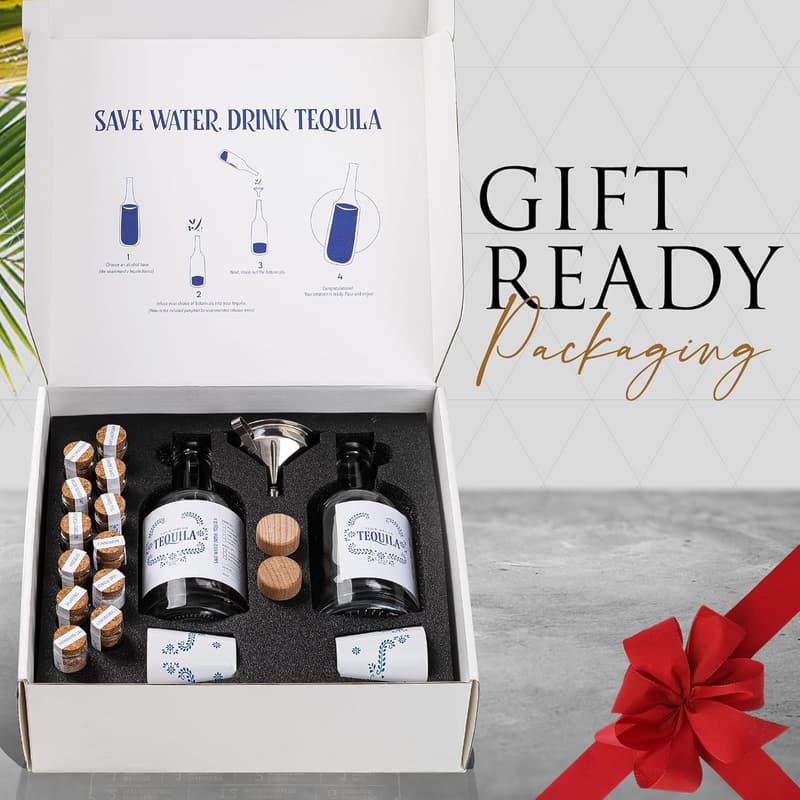 Tequila Making Kit with Infusion Ingredients for Home Bar