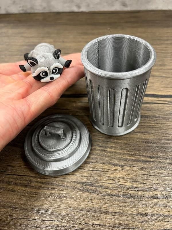 Articulating Fidget Raccoon Toy - 3D Printed Novelty Gift
