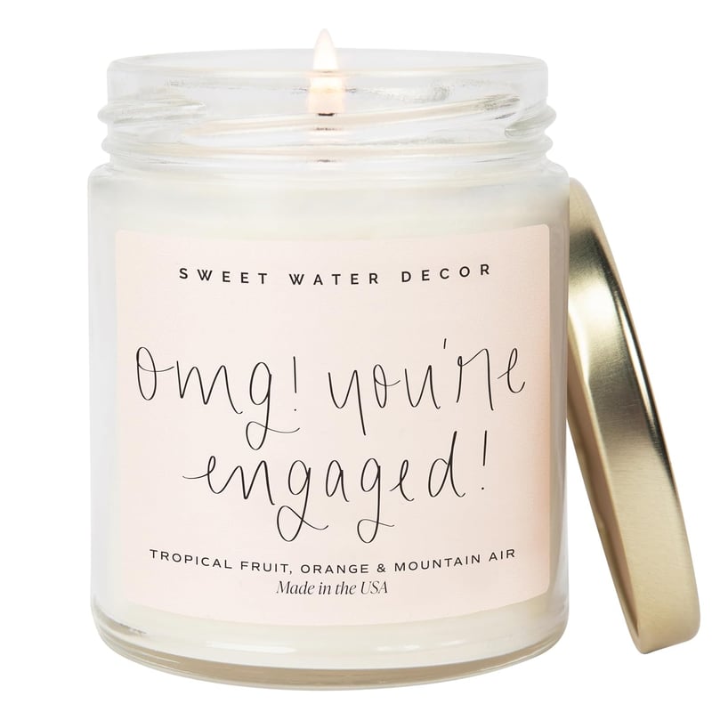 Engagement Candle Gift - 9oz USA Made, 40 Hour Burn Time