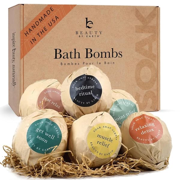 Organic Bath Bombs Gift Set – Relaxing Spa Essentials for Him & Her