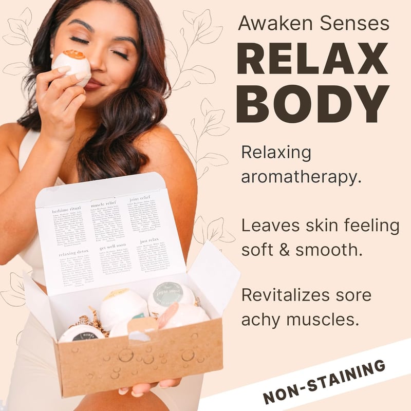 Organic Bath Bombs Gift Set – Relaxing Spa Essentials for Him & Her