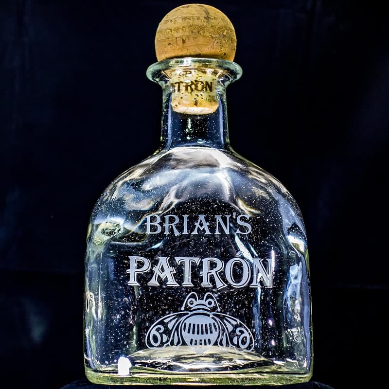Personalized Engraved Patron Tequila Decanter