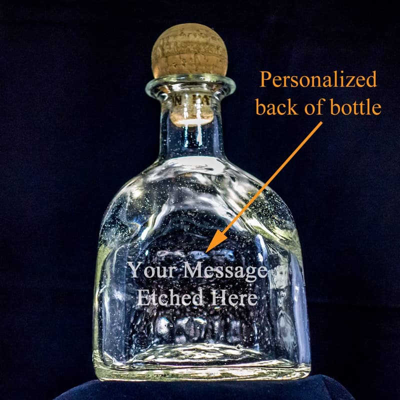 Personalized Engraved Patron Tequila Decanter