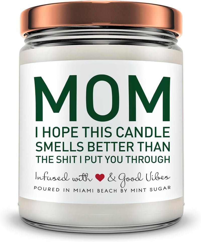 Funny 9 oz Candle for Mother's Day Gift from Kids