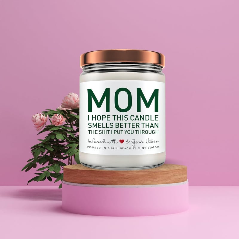 Funny 9 oz Candle for Mother's Day Gift from Kids