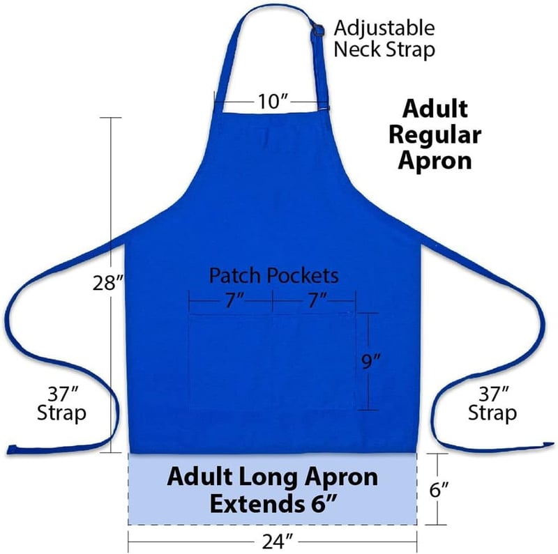Personalized Premium Apron – Made in USA for Adults