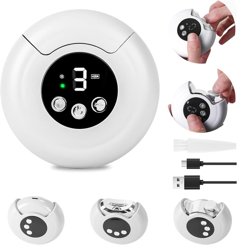 Electric Nail Clipper Kit - 3-Speed Electric Nail Care for Kids & Adults