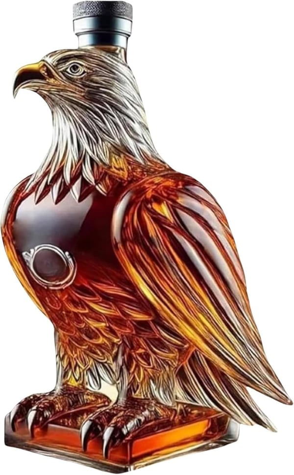 Whiskey Decanter Set with Crystal Craftsmanship - Men's Birthday Gift
