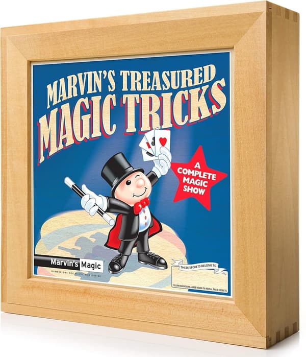 Deluxe Wooden Magic Set for Kids with Tricks & Illusions