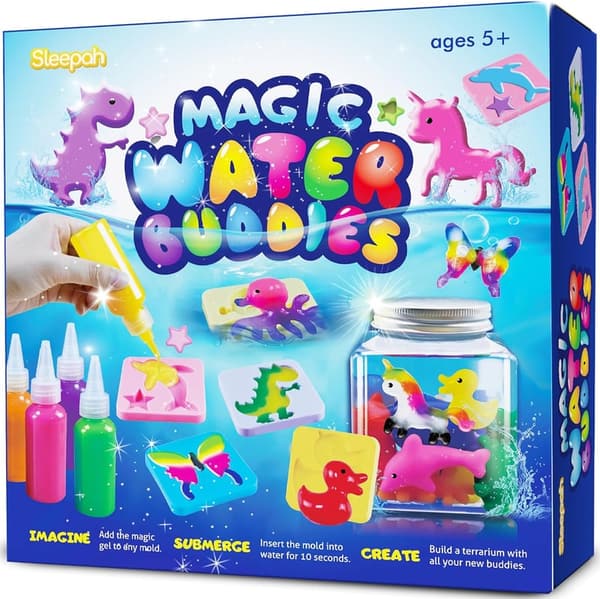 DIY Aqua Fairy Water Gel Craft Kit for Kids Ages 5-9