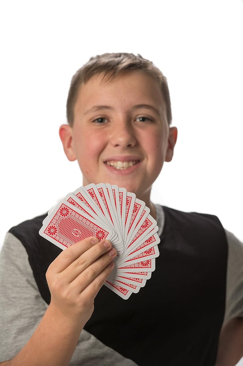 Ultimate 250 Card Tricks Set for Ages 8+ with Illustrated Guide