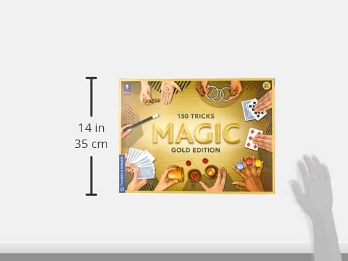 Gold Edition Magic Playset with 150 Tricks & 42 Props for Kids 8+
