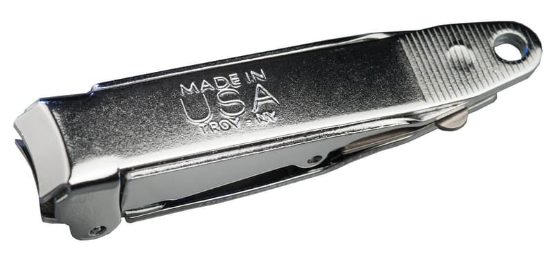 Genuine No-Mess Fingernail Clipper - USA Made, Catches Clippings