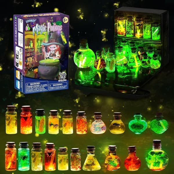 Glow-in-the-Dark Witch Potion Craft Kit for Kids, Ages 6+