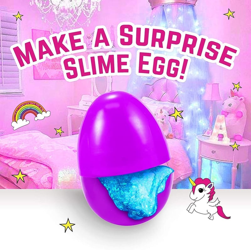 Easter Gift: Sparkly Unicorn Slime Kit for Girls 7-12