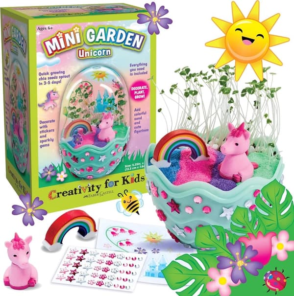 Magical Unicorn Terrarium Kit for Kids Ages 6-8