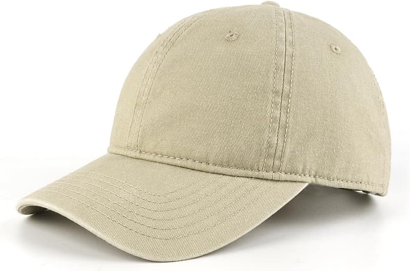 Oversized Denim Baseball Cap for Big Heads (23.5