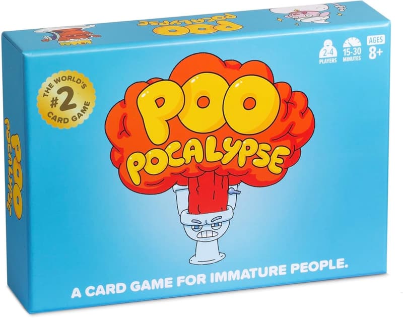 Poo Pocalypse - Hilarious Family-Friendly Card Game for 2-4 Players