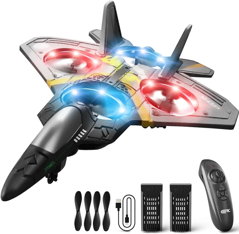 Remote Control Foam Fighter Jet - 360° Flip Stunt Toy for Kids