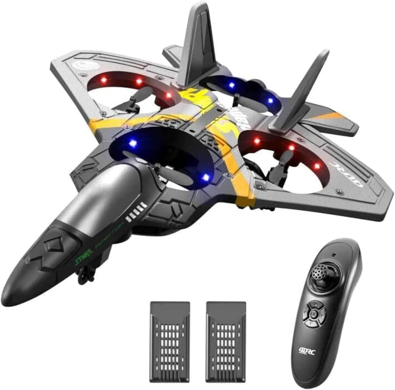 Remote Control Foam Fighter Jet - 360° Flip Stunt Toy for Kids