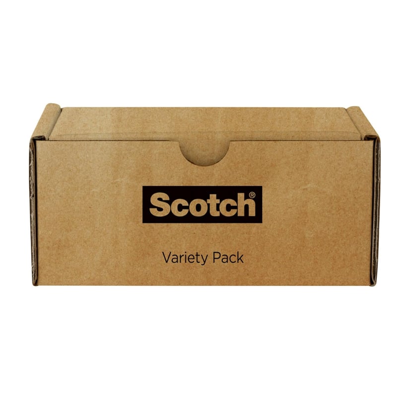 Assorted Scotch Tape Variety Pack - 6 Rolls of Magic & Double-Sided