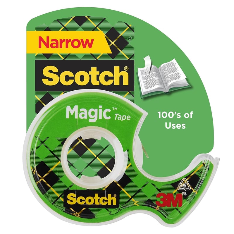 Invisible Scotch Magic Tape, 1/2 x 800 Inches, 1 Roll