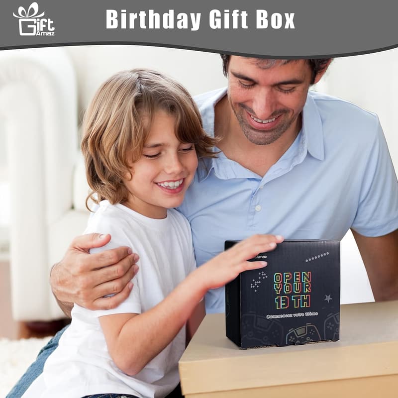 13th Birthday Gift Box for Boys - Cool Graduation Ideas