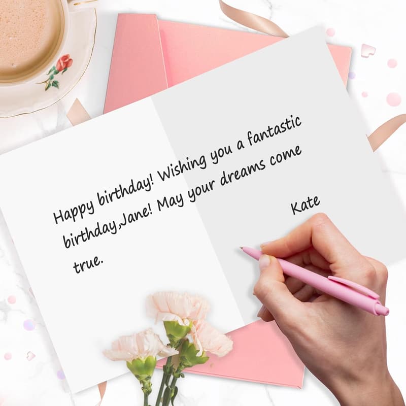 70th Birthday Card for Women – Meaningful Rose Gold Design