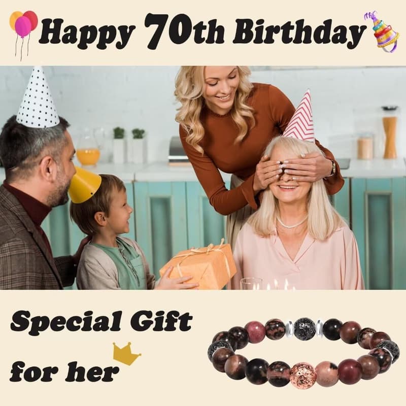 Unique Bead Bracelet for Women's Birthday Gift