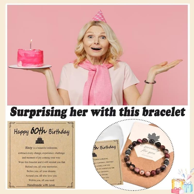 Unique Bead Bracelet for Women's Birthday Gift