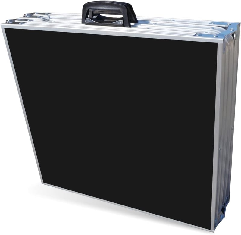 Beer Pong Table - 8-Foot Black Dry Erase with Markers & Balls