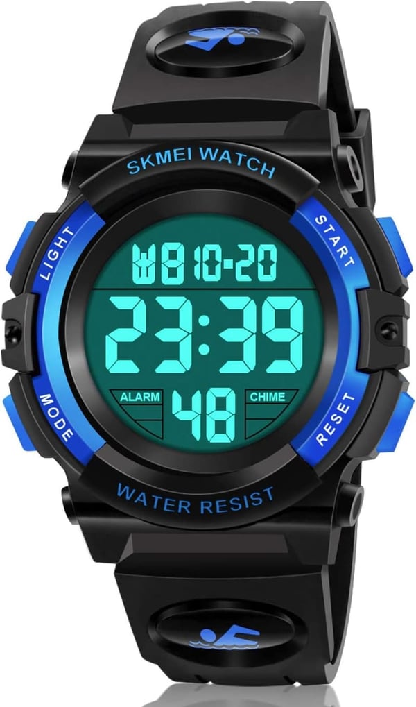 Kids Waterproof LED Digital Watch – Perfect Gift for Children