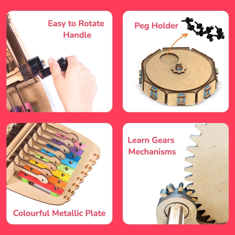 STEM Music Machine Building Kit for Kids Ages 8+