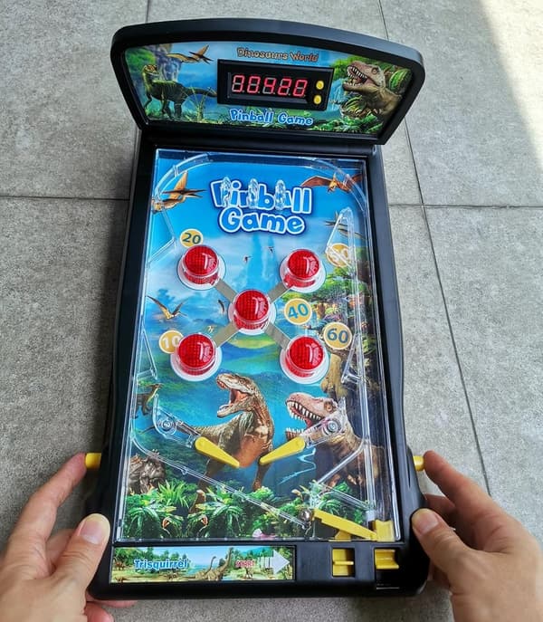 Dinosaurs Electronic Pinball Game for Kids & Adults