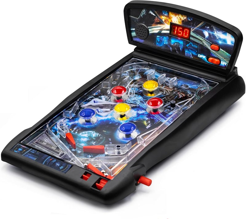Interactive Pinball Game with LED Scoring – Fun Gift for Kids & Adults