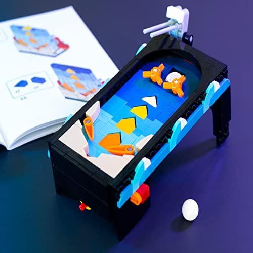 DIY Mini Pinball Machine Building Blocks Set - Creative STEM Kit