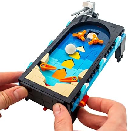DIY Mini Pinball Machine Building Blocks Set - Creative STEM Kit