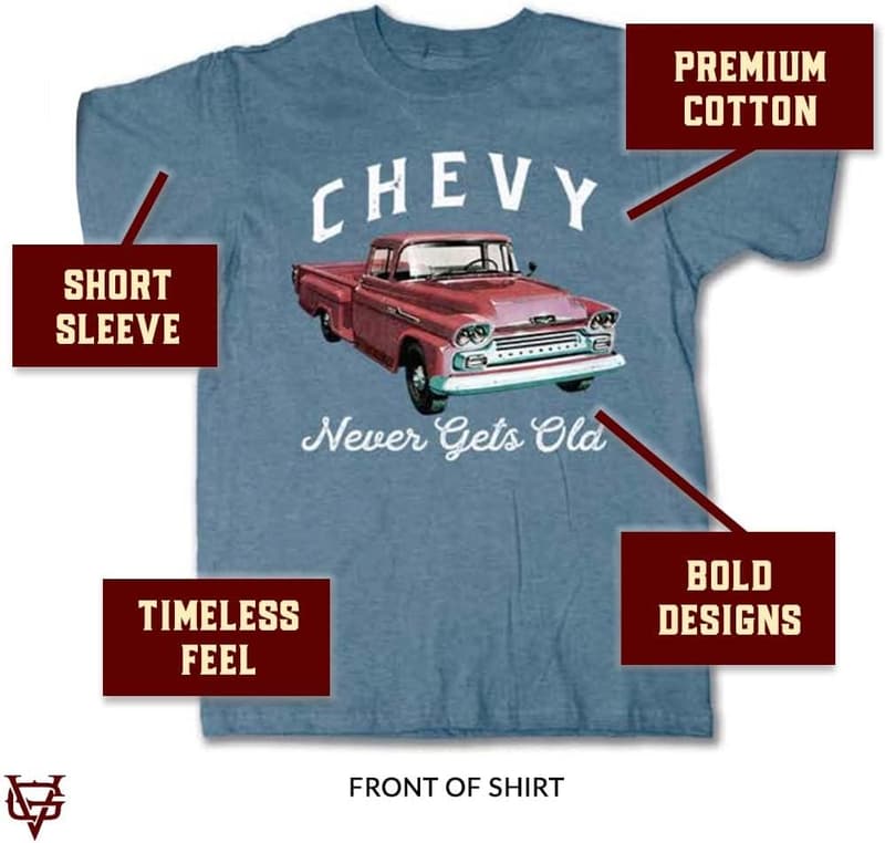 Antique Truck Guys Gift: Vintage Chevy Graphic T-Shirt