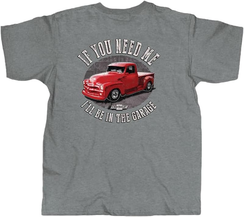 Chevy Garage Men's Graphic Tee - Vintage Truck Enthusiast Gift