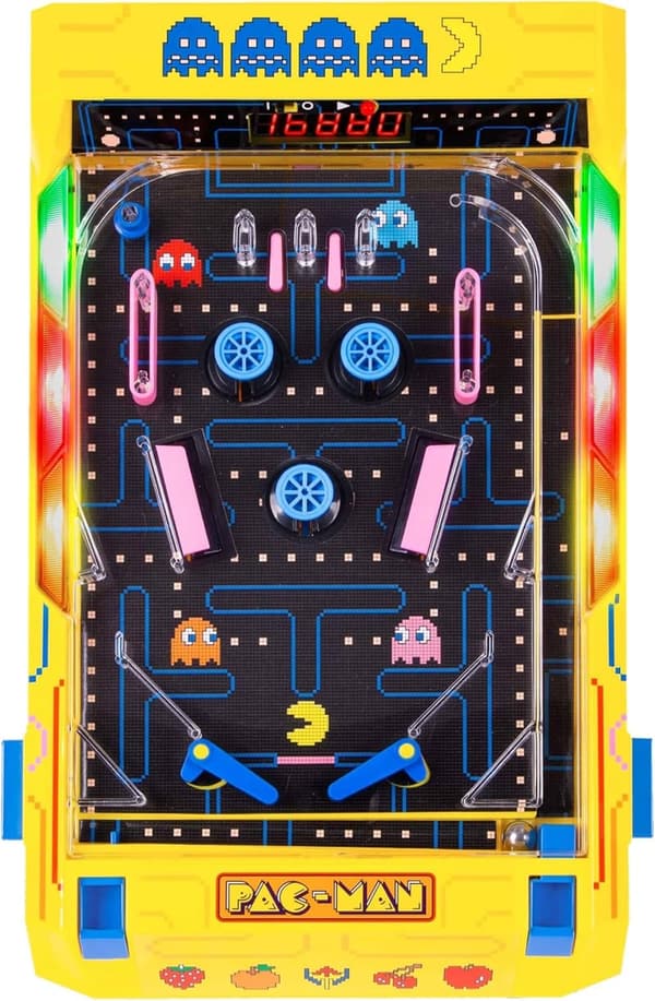 Pac-Man Edition Desktop Arcade Pinball Game