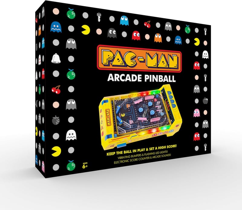 Pac-Man Edition Desktop Arcade Pinball Game