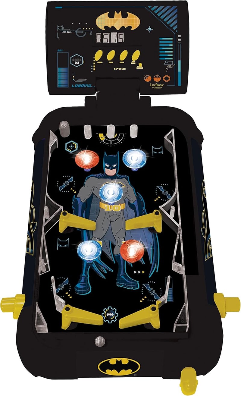 Batman Electronic Pinball Machine with Sounds & Lights