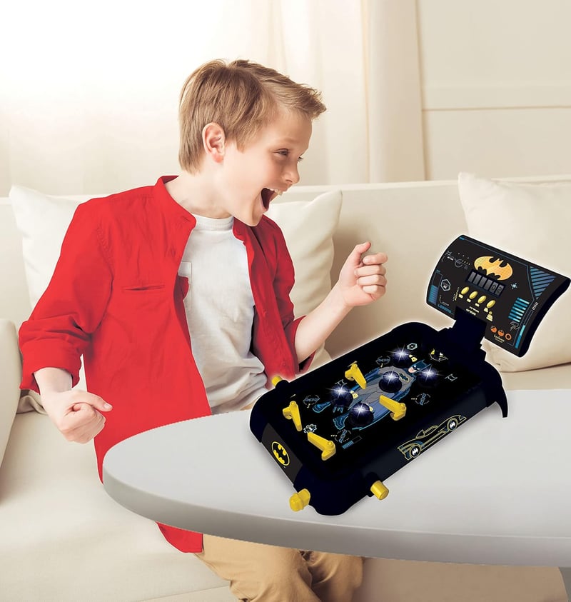 Batman Electronic Pinball Machine with Sounds & Lights