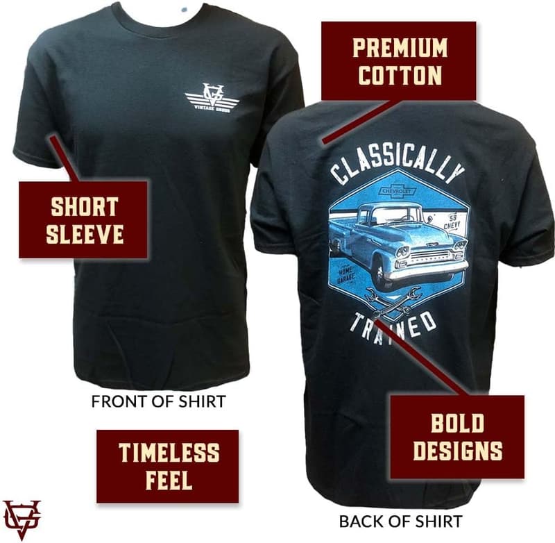 Chevy Graphic T-Shirt for Antique Truck Enthusiasts