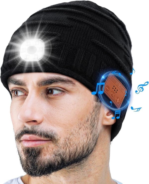 Bluetooth Beanie for Men - Unique Christmas Gift Gadget