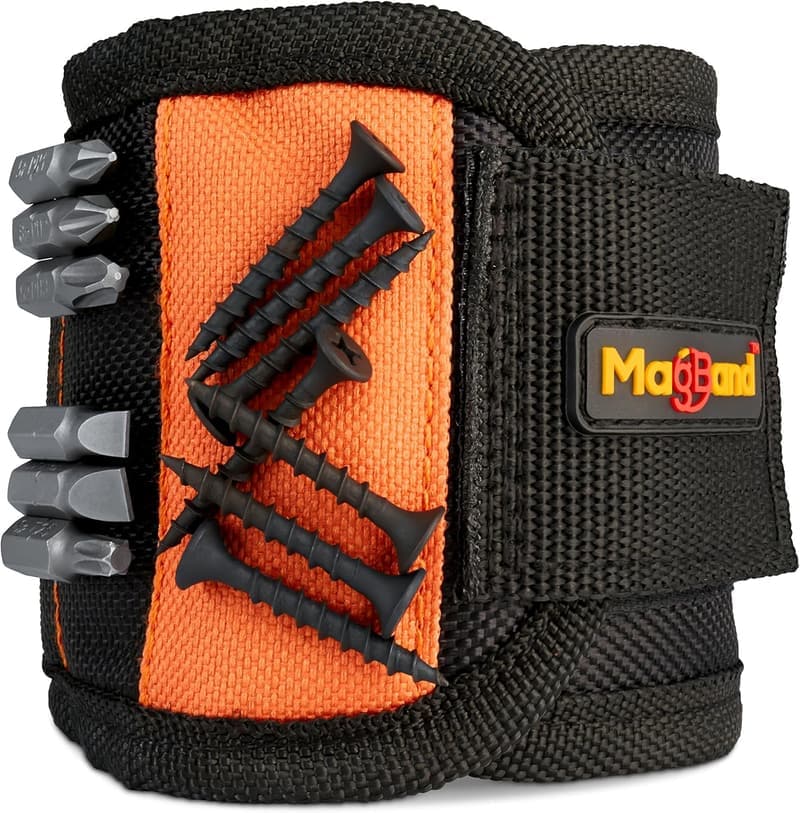 MagBand Magnetic Tool Bracelet - Strong 10-Magnet Design for Men & Women