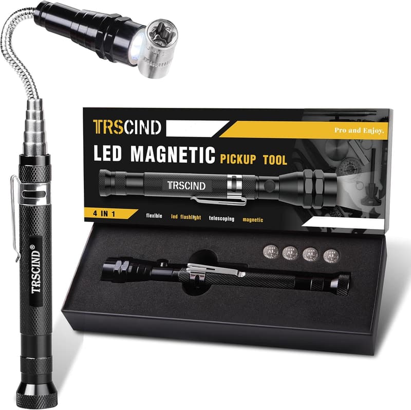 Fathers Day Extendable Magnetic Flashlight Tool for Men